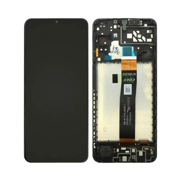 Écran complet avec châssis Galaxy A04s – Noir – Qualité d'origine