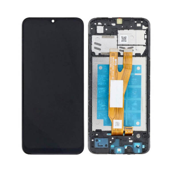 Écran complet avec châssis Galaxy A03 Core – Noir – Qualité d'origine