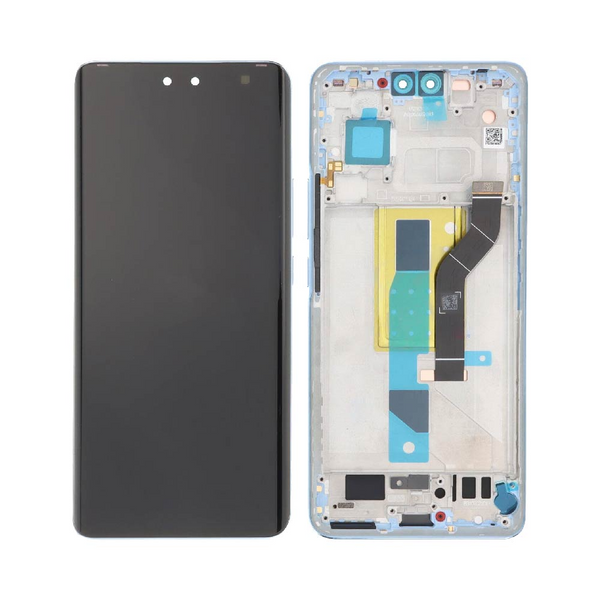 Écran complet avec châssis Xiaomi 13 Lite – Bleu – Compatible Premium