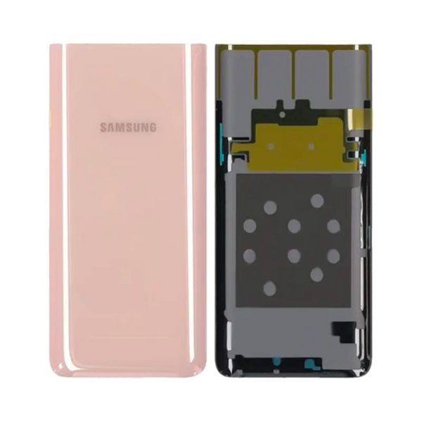 Vitre arrière Galaxy A80 – Or – Compatible Premium