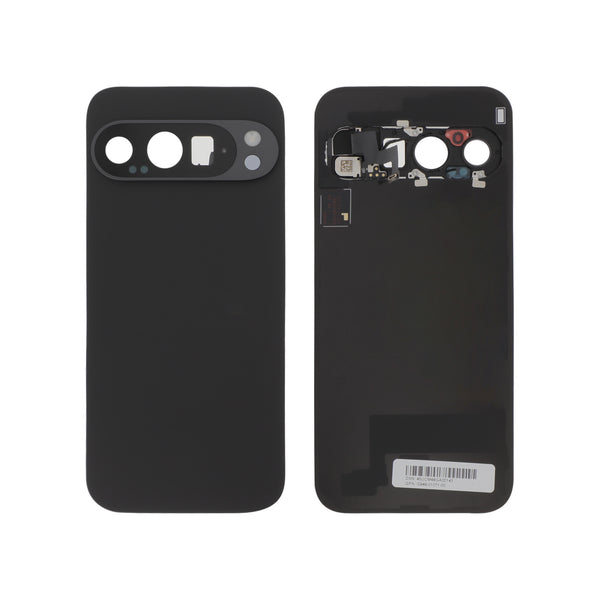 Vitre arrière volcanique Pixel 9 Pro – Noir – Original Google (Service Pack)