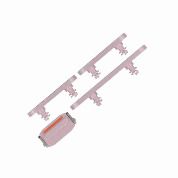 Bouton power et volume iPhone 15 / iPhone 15 Plus – Rose – Compatible