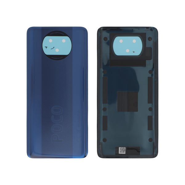 Vitre arrière Poco X3 – Bleu – Original Xiaomi (Service Pack)