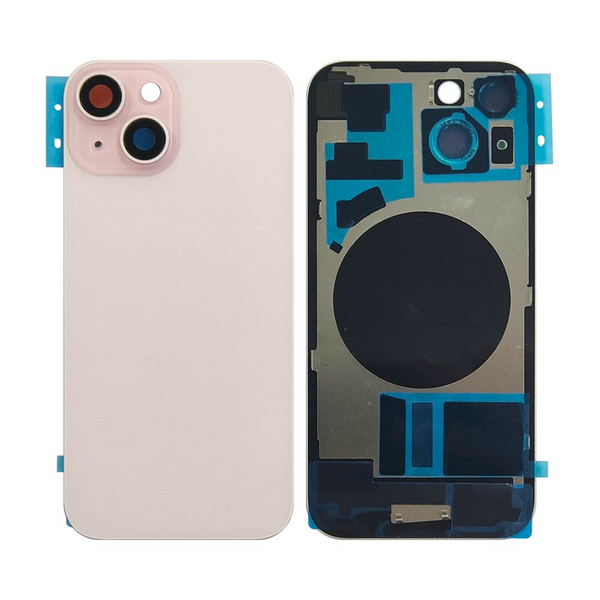 Vitre arrière iPhone 15 (sans pièces) – Rose – Compatible