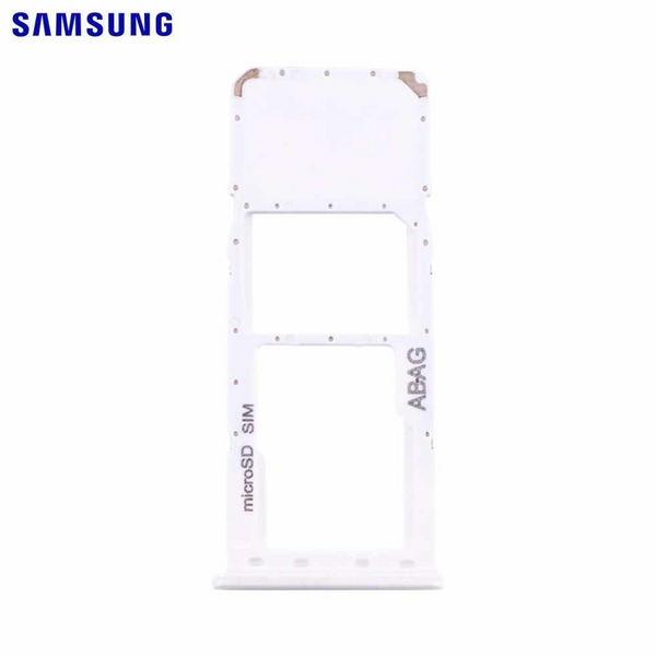 Tiroir SIM Galaxy A21S – Blanc prismatique – Original Samsung (Service Pack)