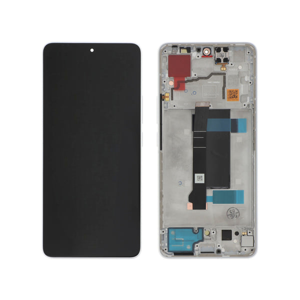 Écran complet Poco X6 – Blanc – Original Xiaomi (Service Pack)