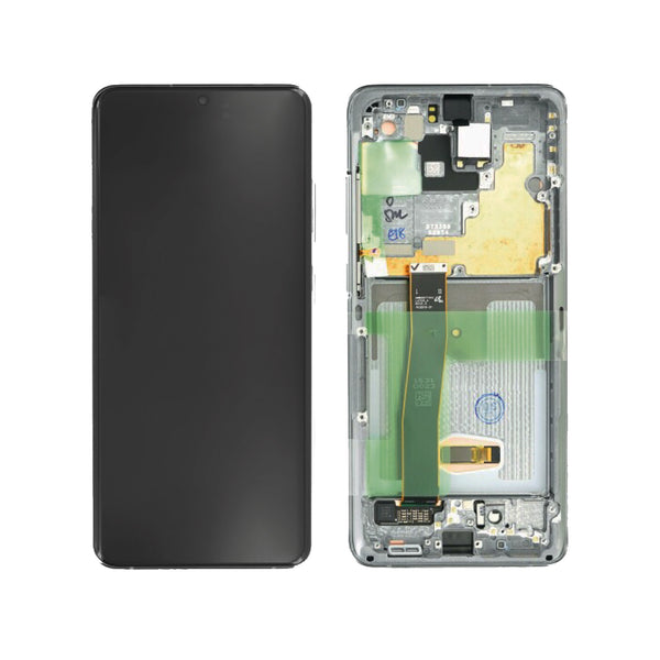 Écran complet Galaxy S20 Ultra – Gris – Original Samsung (Service Pack) – sans caméra avant
