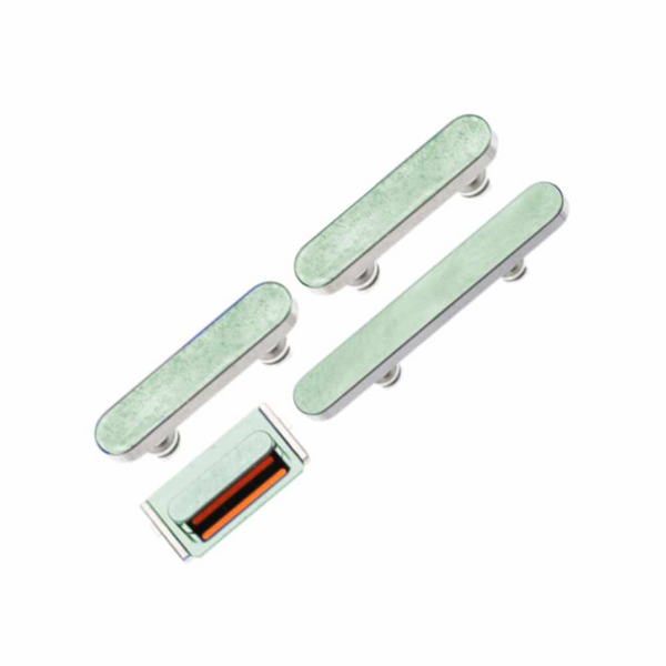Bouton power et volume iPhone 13 Pro Max / iPhone 13 Pro – Vert alpin – Compatible