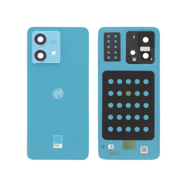Vitre arrière Motorola Edge 40 Neo – Bleu – Original Motorola (Service Pack)