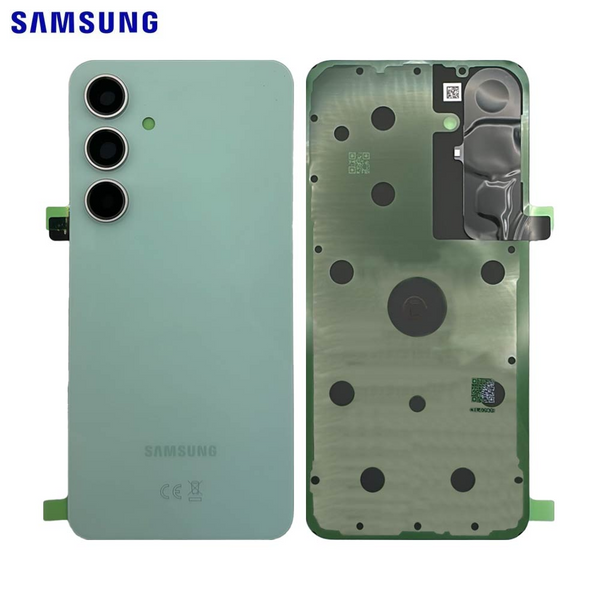 Vitre arrière Galaxy S24 FE – Vert d'eau – Original Samsung (Service Pack)