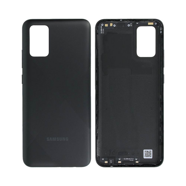 Vitre arrière Galaxy A02s (Non EU) – Noir – Compatible Premium