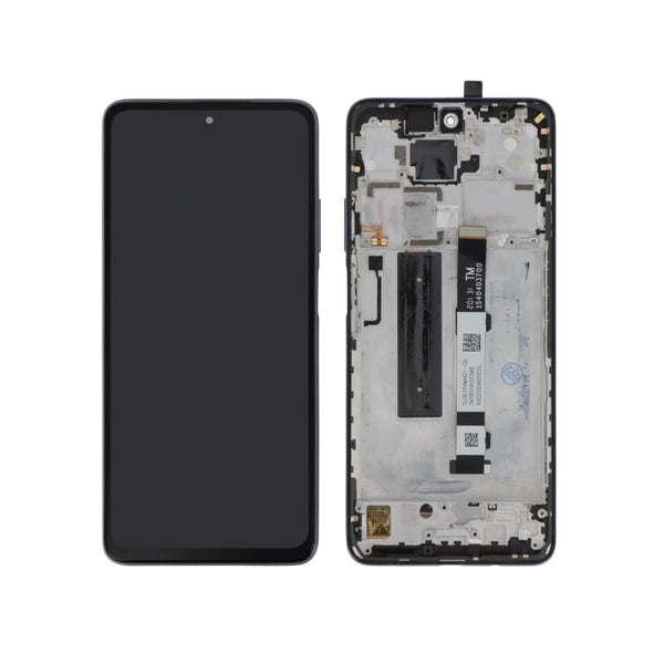 Écran complet Mi 10T Lite 5G – Bleu – Compatible LCD – avec châssis
