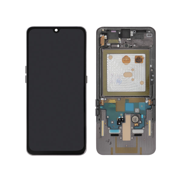 Écran complet Galaxy A80 – Noir – Compatible OLED – avec châssis