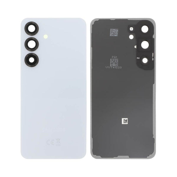 Vitre arrière Galaxy S25 – Bleu clair – Compatible Premium