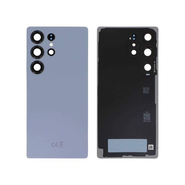 Vitre arrière Galaxy S25 Ultra – Bleu Titane – Original Samsung (Service Pack)