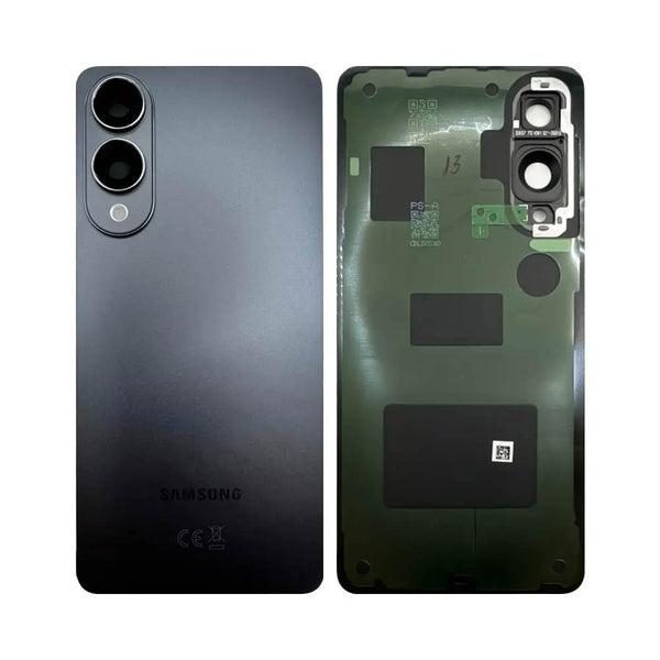 Vitre arrière Galaxy S25 Edge – Noir absolu titane – Compatible Premium