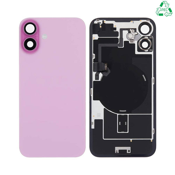 Vitre arrière iPhone 16 Plus – Rose – Compatible