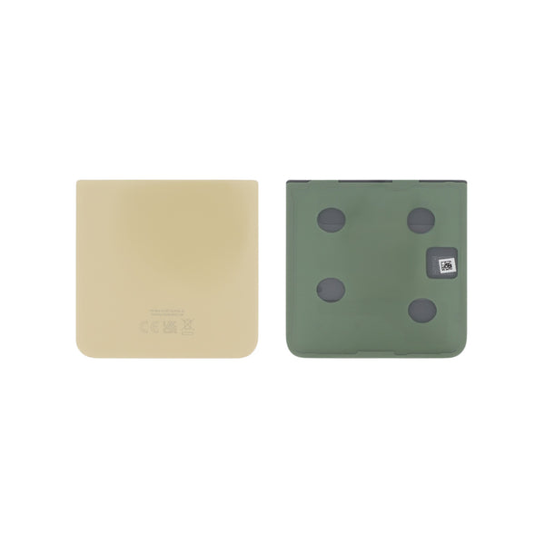 Vitre arrière Galaxy Z Flip4 – Jaune – Original Samsung (Service Pack)