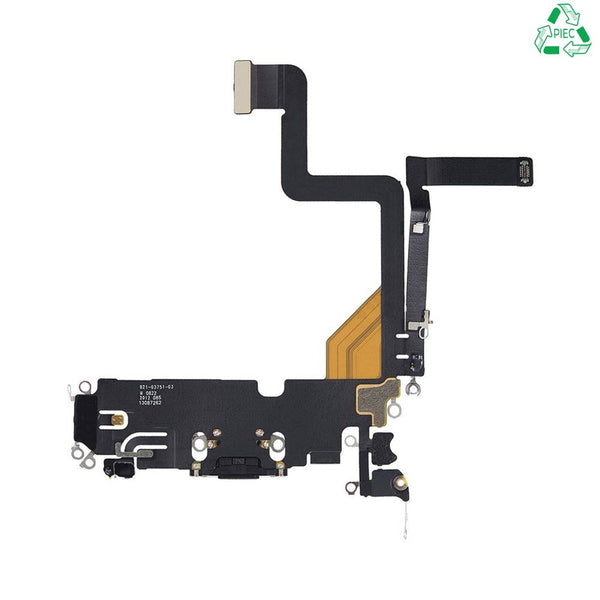 Connecteur de charge iPhone 14 Pro – Noir sidéral – Original démonté