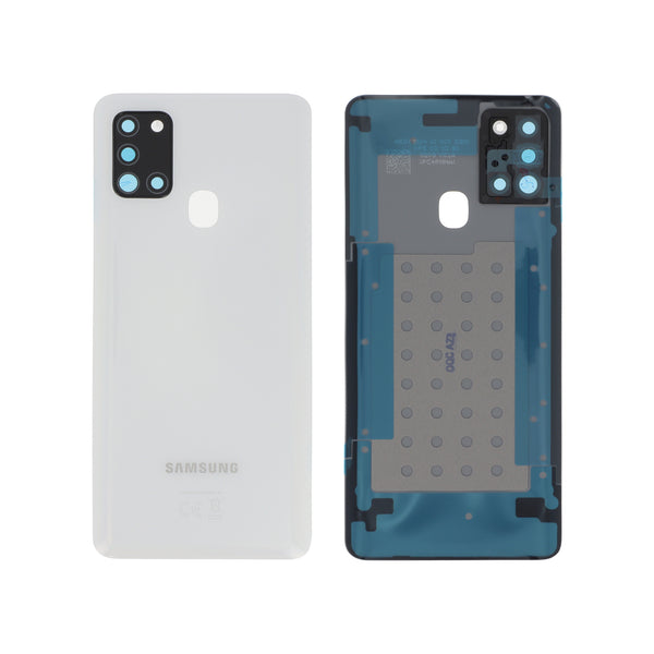 Vitre arrière Galaxy A21s – Blanc – Original Samsung (Service Pack)