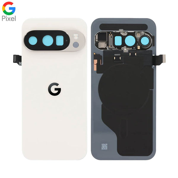 Vitre arrière Pixel 10 Pro – Blanc porcelaine – Original