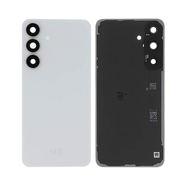 Vitre arrière Galaxy S25 FE – Blanc – Compatible Premium