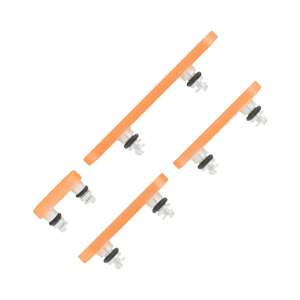 Bouton power et volume iPhone 17 Pro / iPhone 17 Pro Max – Orange cosmique – Compatible