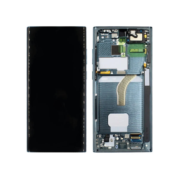 Écran complet Galaxy S22 Ultra – Vert – Original Samsung (Service Pack)