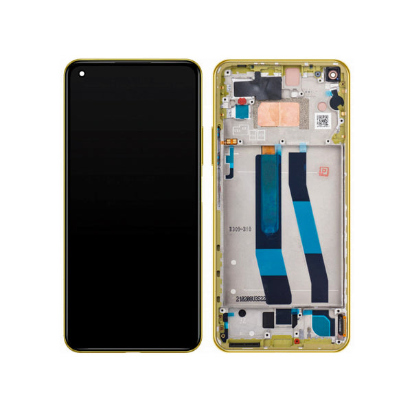 Écran complet Mi 11 Lite 5G – Jaune – Original Xiaomi (Service Pack)