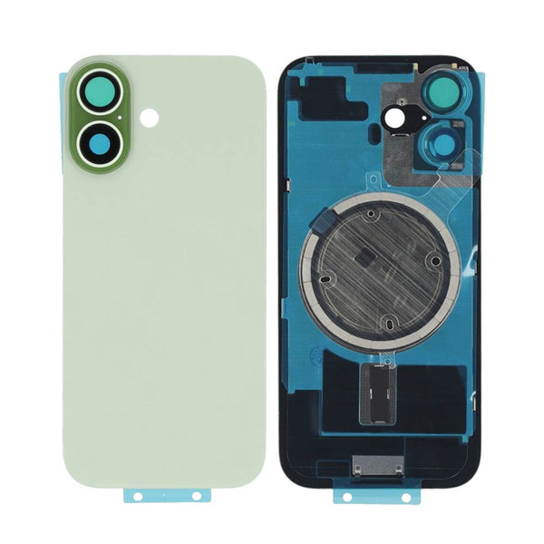 Vitre arrière iPhone 17 (sans Nappe) – Sauge – Compatible Premium