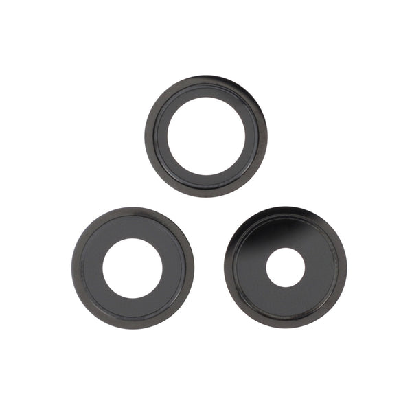 Lentille caméra complète iPhone 14 Pro / 14 Pro Max – Noir – lot de 3