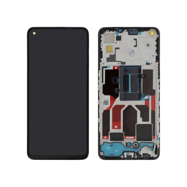 Écran complet Oppo Find X3 Lite – Noir – Compatible OLED – avec châssis
