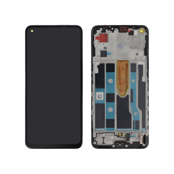 Écran complet Oppo Find X5 Lite – Noir – Qualité d'origine – avec châssis