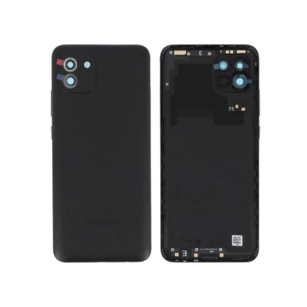 Vitre arrière Galaxy A03 – Noir – Original Samsung (Service Pack)
