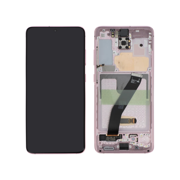 Écran complet Galaxy S20 – Rose – Original Samsung (Service Pack) – sans caméra avant