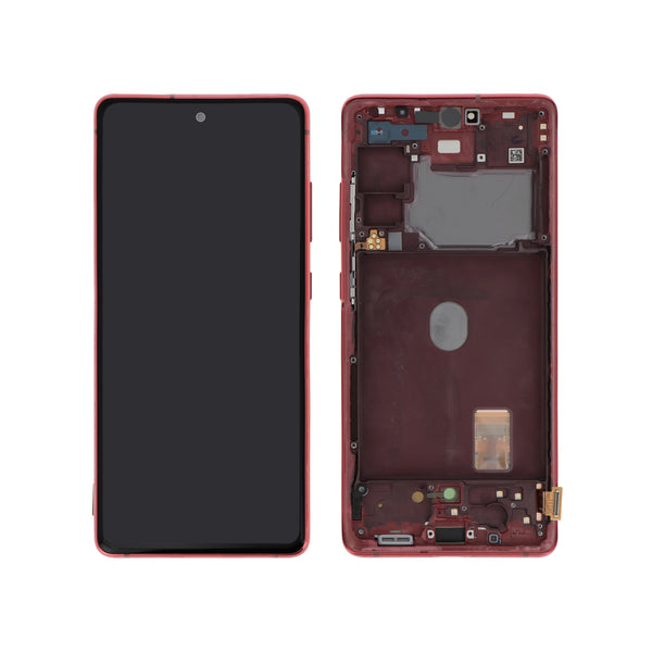 Écran complet Galaxy S20 FE 5G / S20 FE – Rouge – Original Samsung (Service Pack)