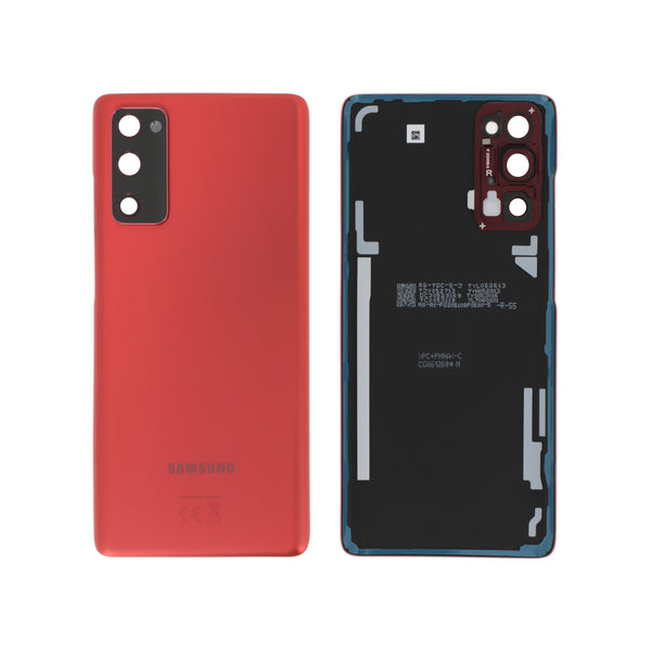 Vitre arrière Galaxy S20 FE 5G / S20 FE – Rouge – Original Samsung (Service Pack)