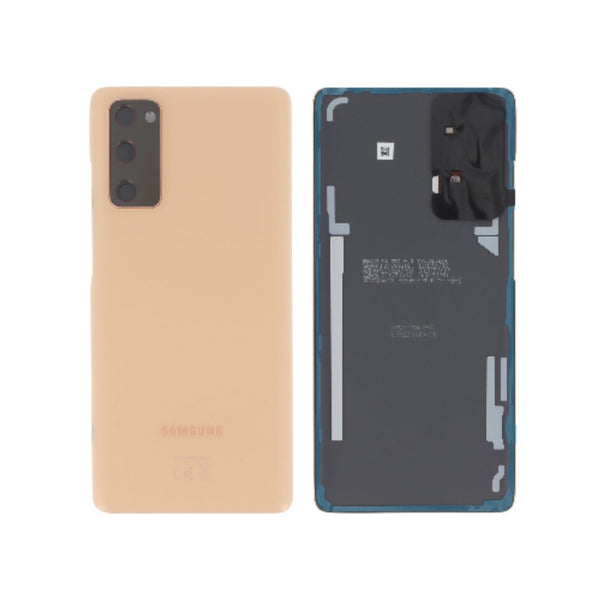 Vitre arrière Galaxy S20 FE 5G / S20 FE – Orange – Original Samsung (Service Pack)