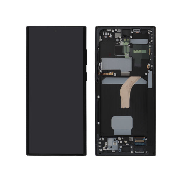 Écran complet Galaxy S22 Ultra – Graphite – Original Samsung (Service Pack)