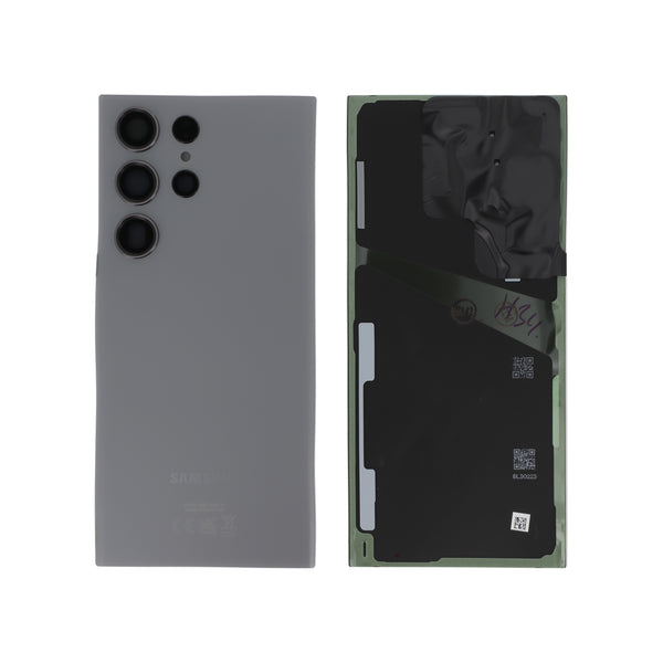 Vitre arrière Galaxy S23 Ultra – Graphite – Original Samsung (Service Pack)