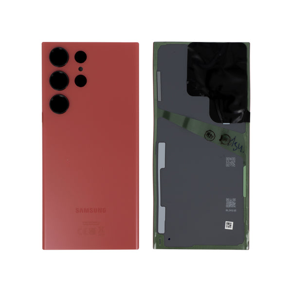 Vitre arrière Galaxy S23 Ultra – Rouge – Original Samsung (Service Pack)