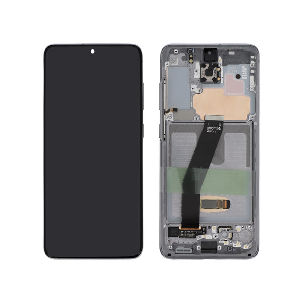 Écran complet Galaxy S20 – Gris – Original Samsung (Service Pack) – sans caméra avant