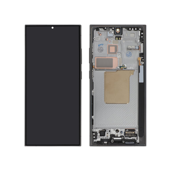Écran complet Galaxy S24 Ultra – Titane Noir – Original Samsung (Service Pack)