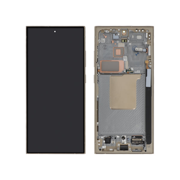 Écran complet Galaxy S24 Ultra – Titane Jaune – Original Samsung (Service Pack)