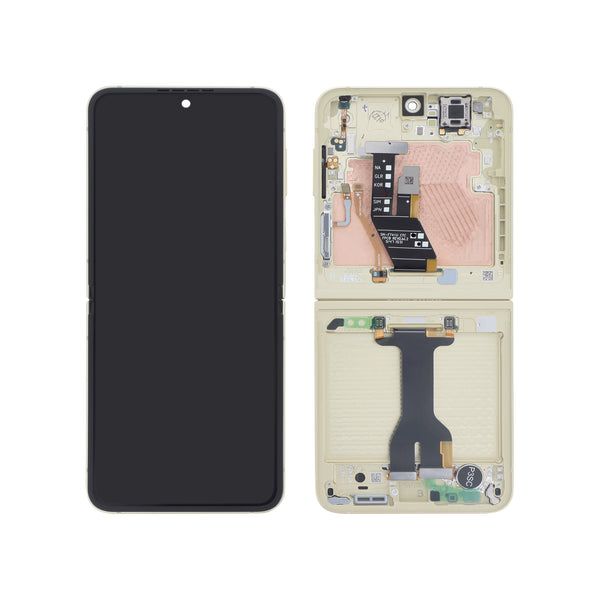 Écran complet Galaxy Z Flip6 – Jaune – Original Samsung (Service Pack)