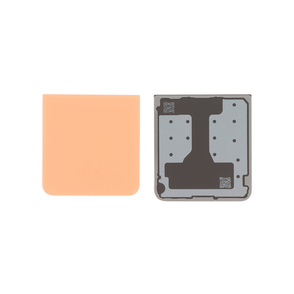 Vitre arrière Galaxy Z Flip6 – Pêche – Original Samsung (Service Pack)