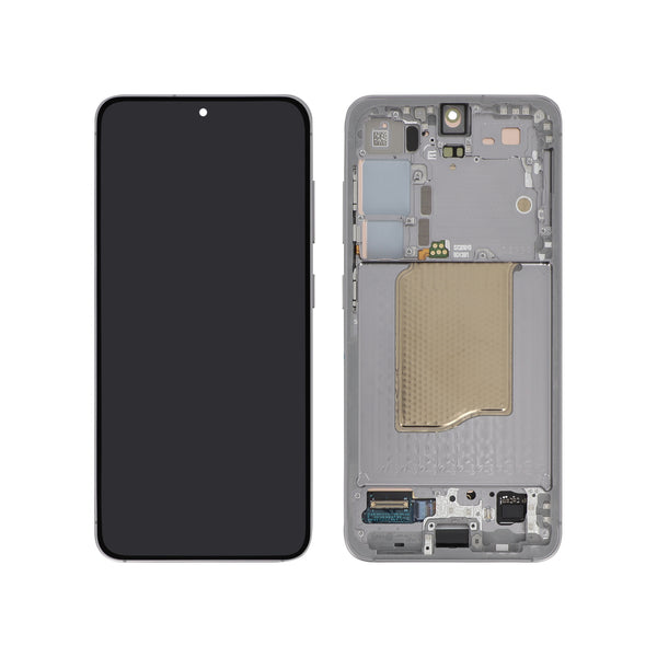 Écran complet Galaxy S25 – Gris – Original Samsung (Service Pack)