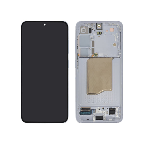 Écran complet Galaxy S25 – Bleu Clair – Original Samsung (Service Pack)
