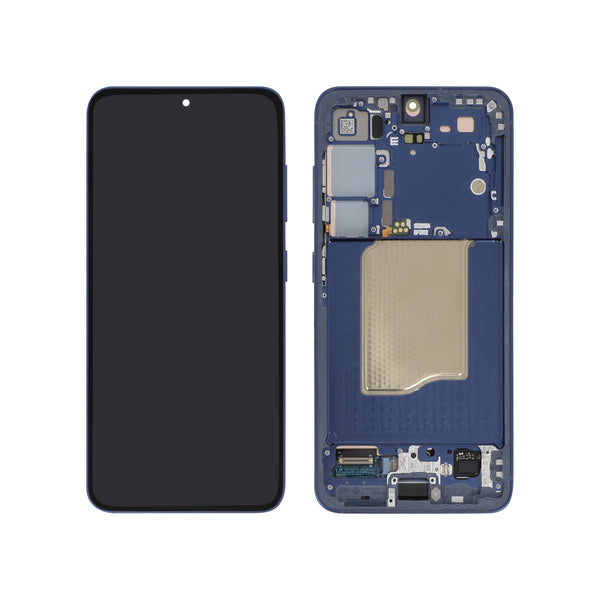 Écran complet Galaxy S25 – Bleu Nuit – Original Samsung (Service Pack)