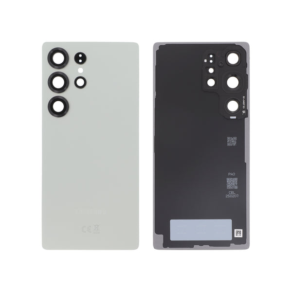 Vitre arrière Galaxy S25 Ultra – Vert Titane – Original Samsung (Service Pack)